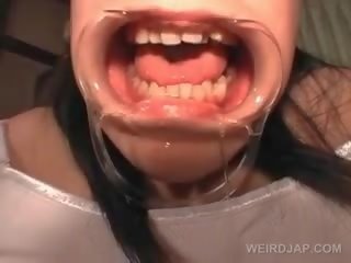 Teen Asian Nymph Gives BJ And Gets Ass Vibed Hardcore