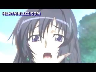 Anime perempuan gangbanged oleh raksasa tentacles