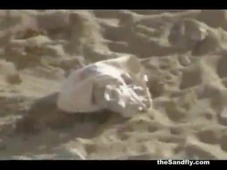 Thesandfly аматьори плаж glorious секс!