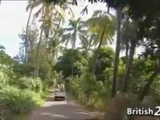 Strand doppelt eindringen von ein blond honig