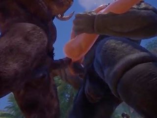 Monster dengan kuda penis apaan buah dada besar rambut pirang &vert; besar kontol besar sekali &vert; 3d kotor klip wildlife