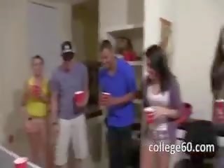 College Schoolmates Enjoy Riding On cock