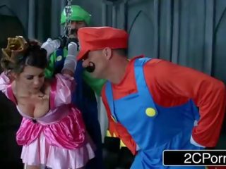 Jerk That Joy Stick: excellent Mario Bros Get Busy With Princess Brooklyn Chase