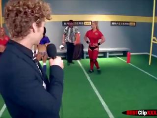 Four exceptional porno ýyldyzy in the brazzers halftime film ii