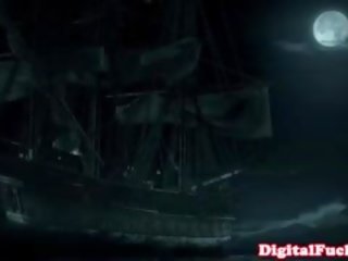 Abaci brooks yjet në pirate ship orgji