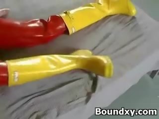 Latex nubile In Bodacious Fetish Submission